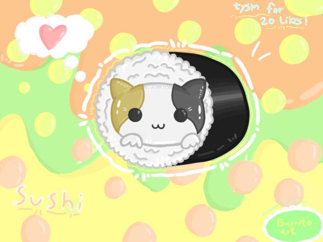 Kitty cat sushi