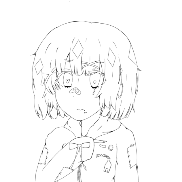 心臓病さん 線画