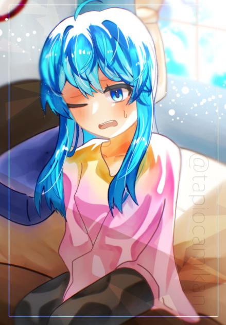 起こさないでー