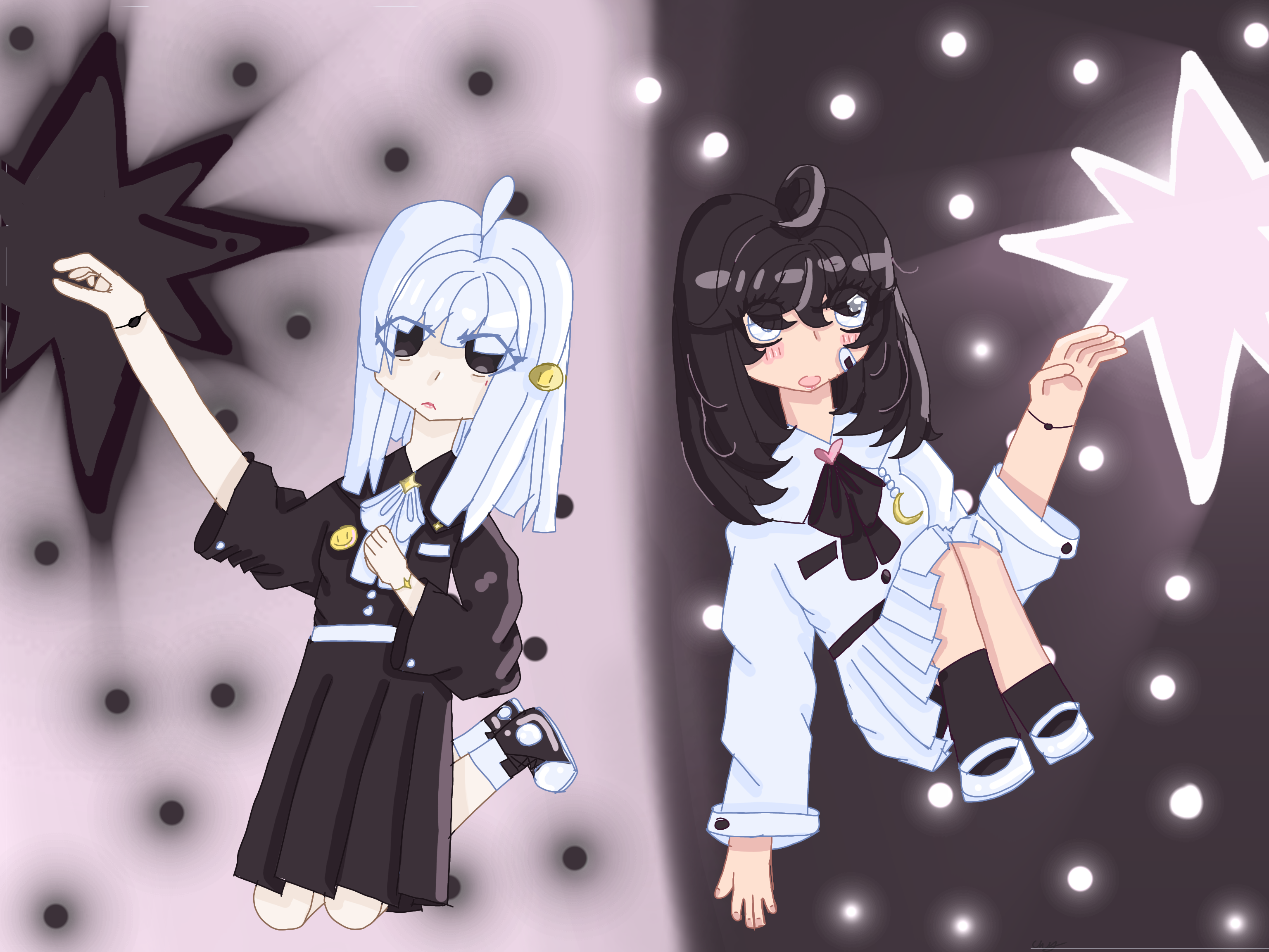 light and dark - ibisPaint