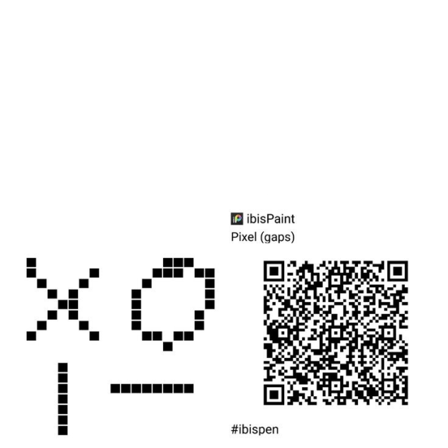 Pixelated brush ibisPaint