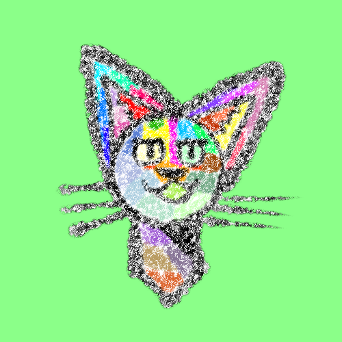 Rainbow cat