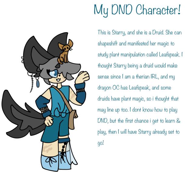 My (possible) DND character