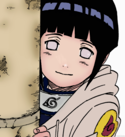 Hinata Hygua (Naruto Colored Manga)