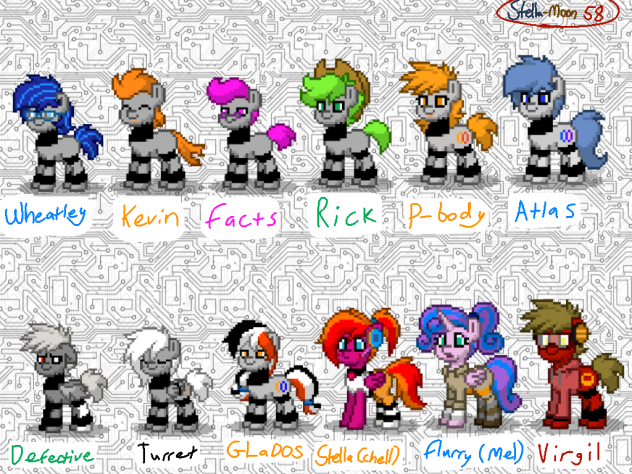 Portal Series, A Pony Town Roster