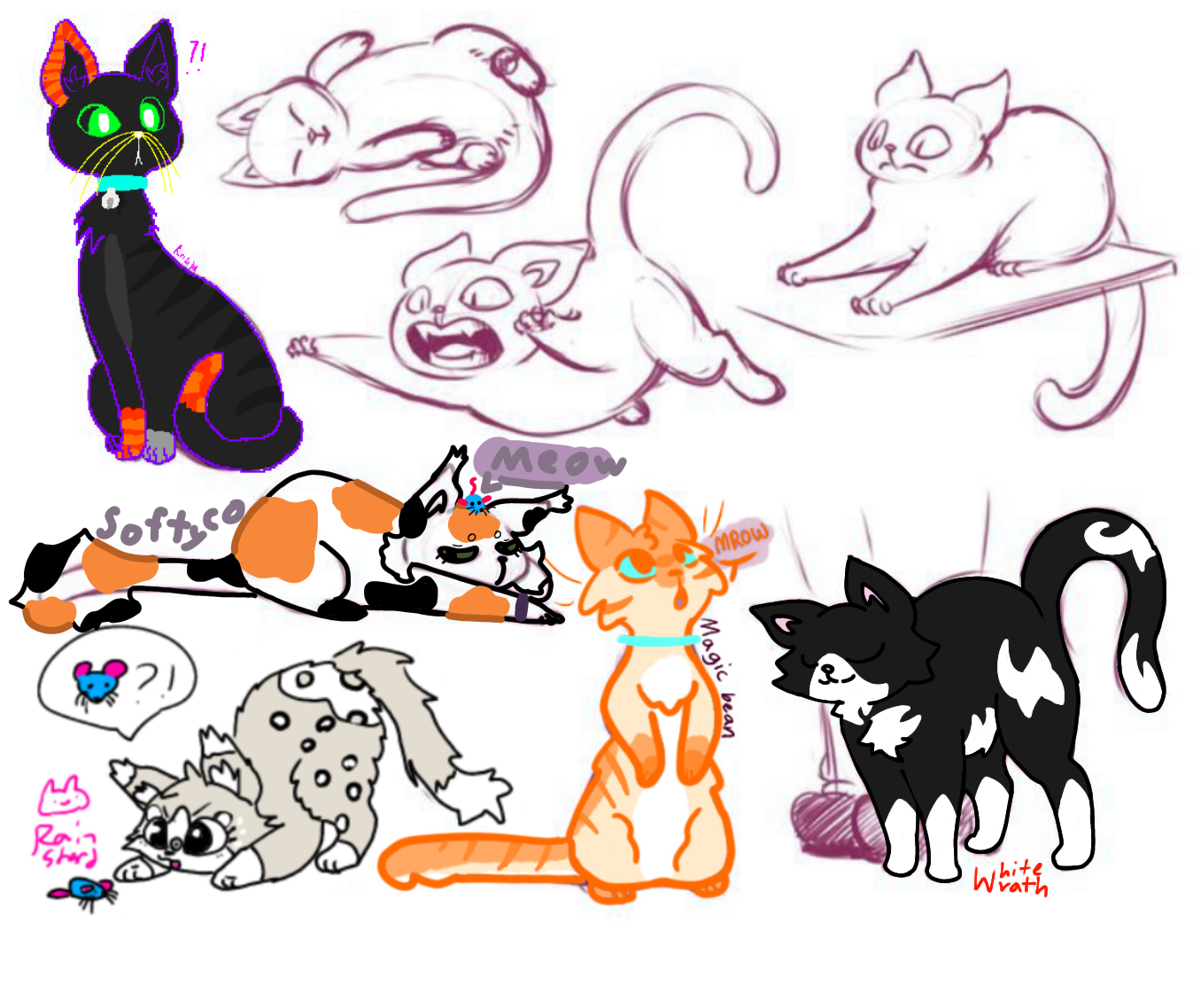 Cat collab - ibisPaint
