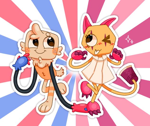 Scraps & Goob ❤️💙💗💜