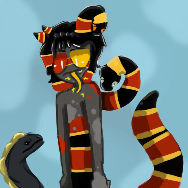 mermaid eats a baby eel