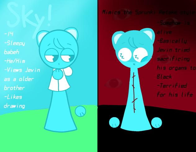 Sprunki au Sky for my silly Lil mind