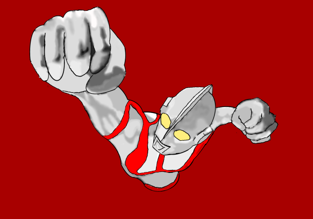 初代ウルトラマン変身シーン