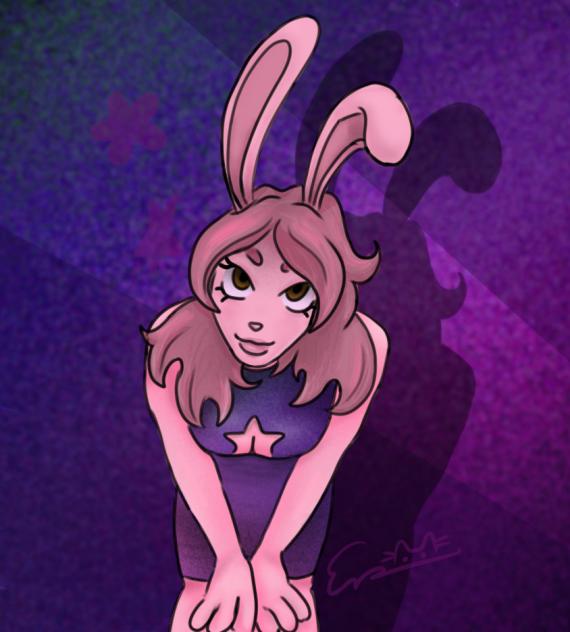 Woww space bunny...