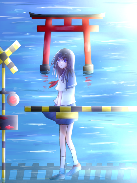 「　　」