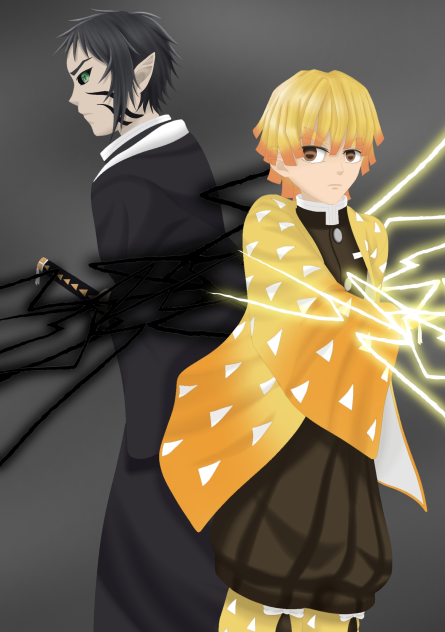 鬼滅の刃 獪岳と善逸if - ⚓のマンガ #漫画 #我妻善