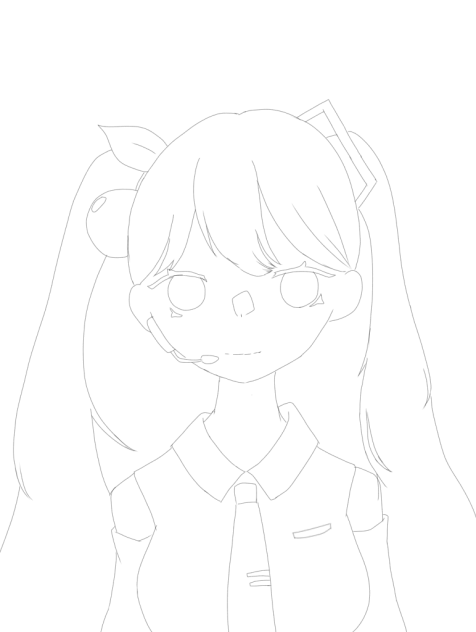 線画✨