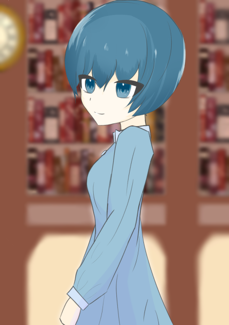 部屋着姿のお嬢様