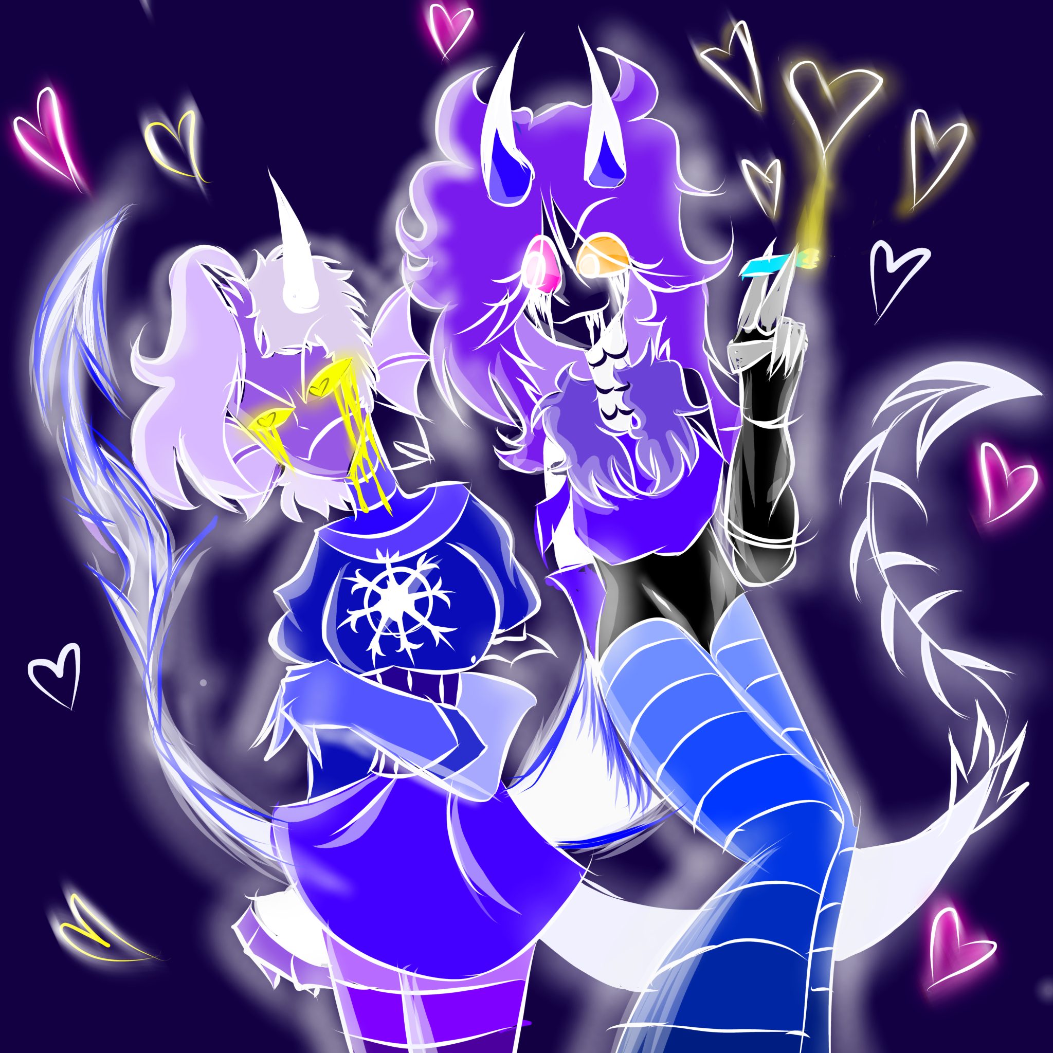 The neon duo - ibisPaint