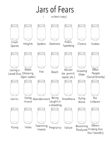 {Insert name’s} Jars of Fears
