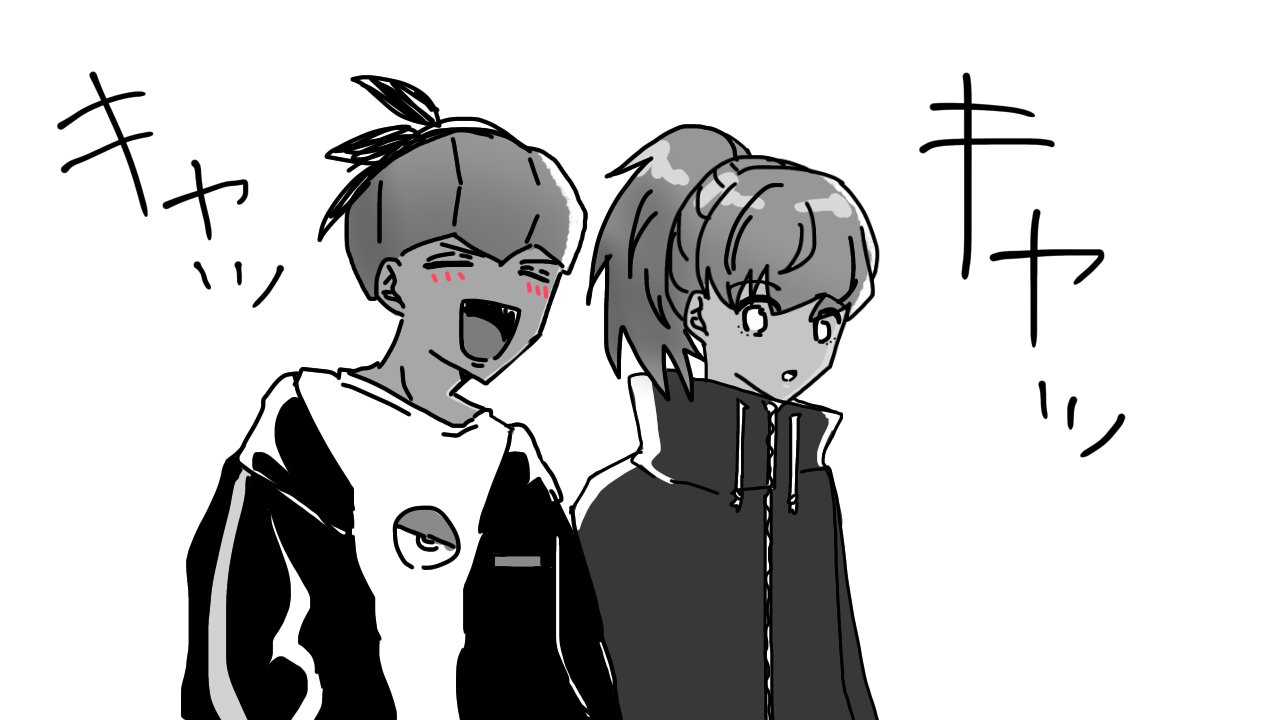 キバナとダンデ Ibispaint