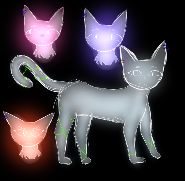 Ghost cat - ibisPaint