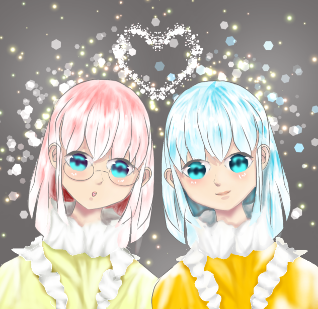 The cute twins