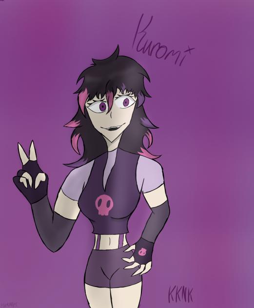 Kuromi as a human