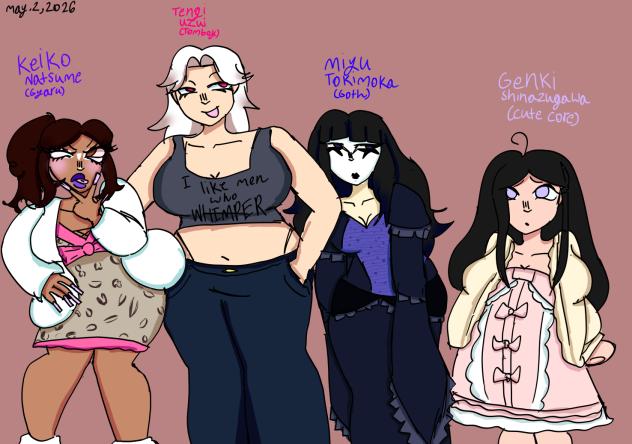BFFs with different styles!