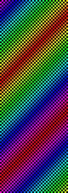 tileable rainbow grid pattern