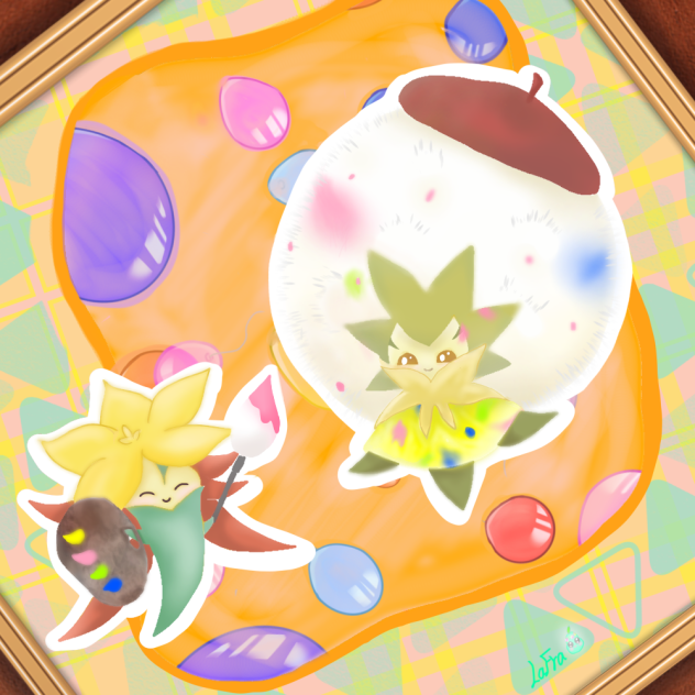 ワタシラガ：お絵描きスタイル