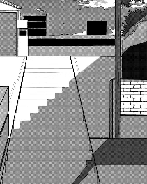 The stairs