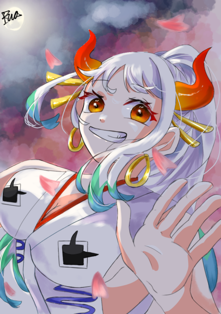 月夜に照らされて