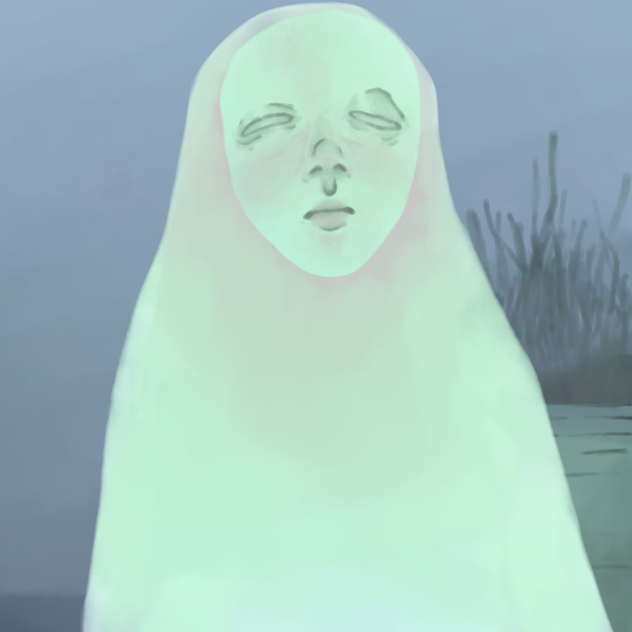a ghost or a ghoul perhaps