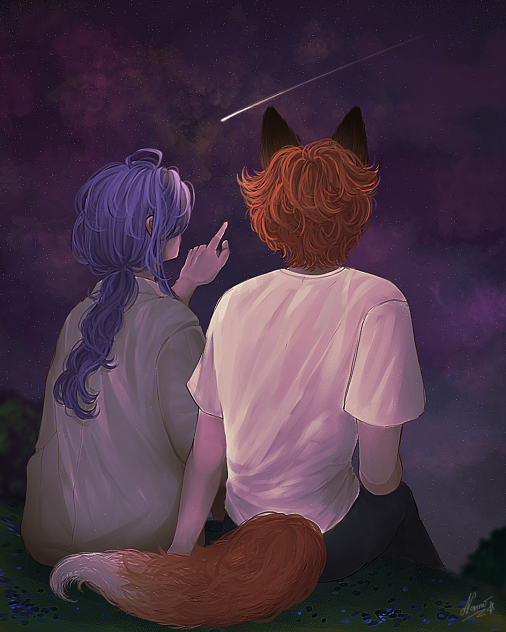 Starry night with you 💫