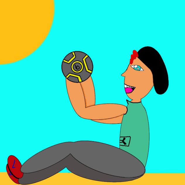 Excercising guy