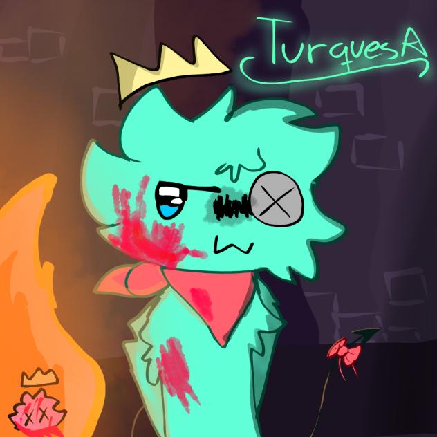 Fanart de mi antiguo OC Turquesa