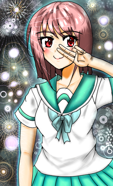 光が舞う