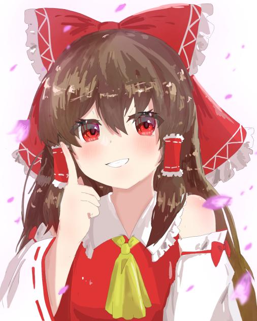 初書き博麗霊夢さん