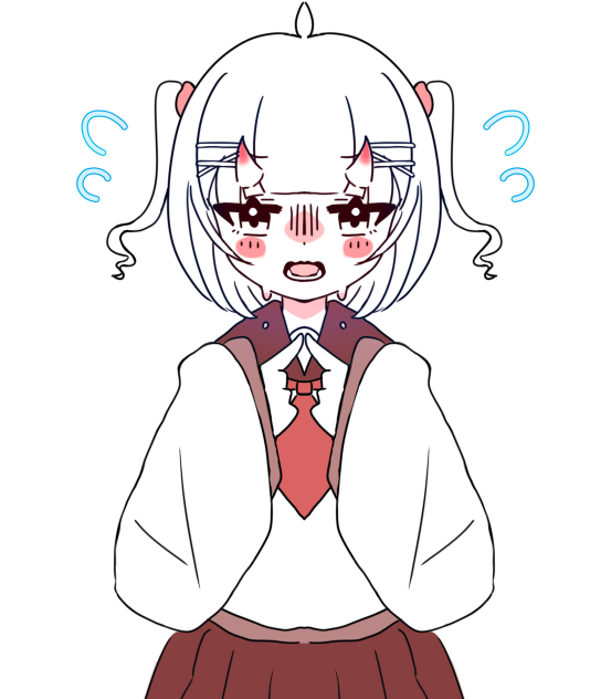 おにの子”線対称“