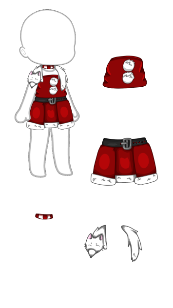 Christmas Outfit For Gacha