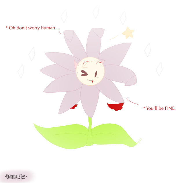 Undertale oc challenge-day 1-flowey