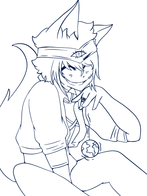 Coloring page (actually transparent)