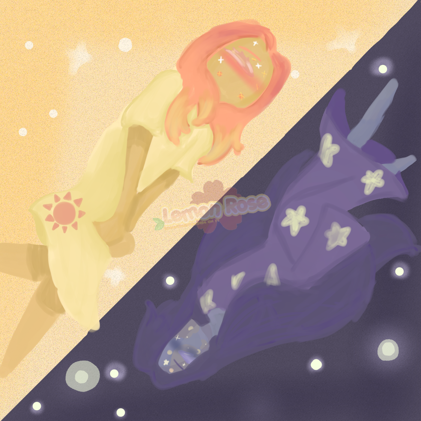 Sun☀︎ & Moon ♡ - ibisPaint