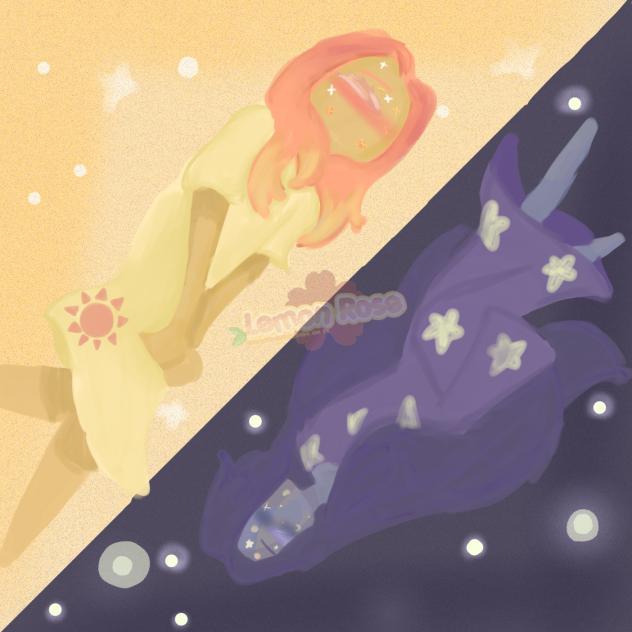 Sun☀︎ & Moon ♡ - ibisPaint