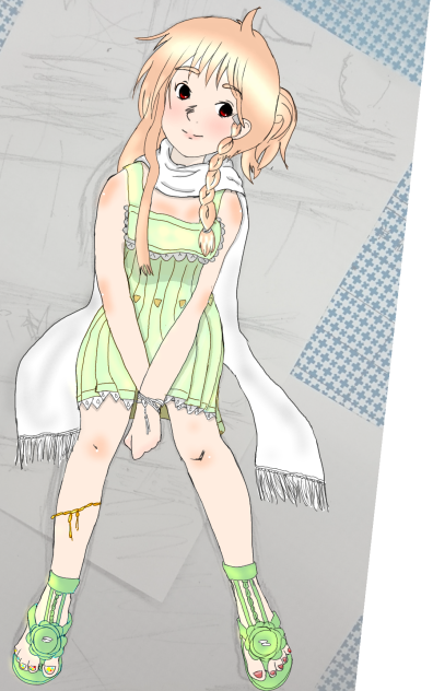 [お絵かき講座] の通りに練習シテミタケド(^-^;