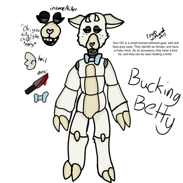 FNaL character 3- Bucking Betty