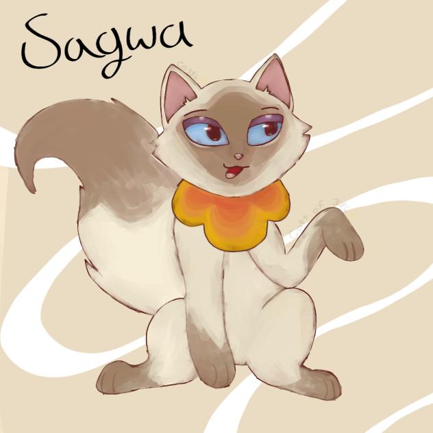 Sagwa the Chinese Siamese cat!