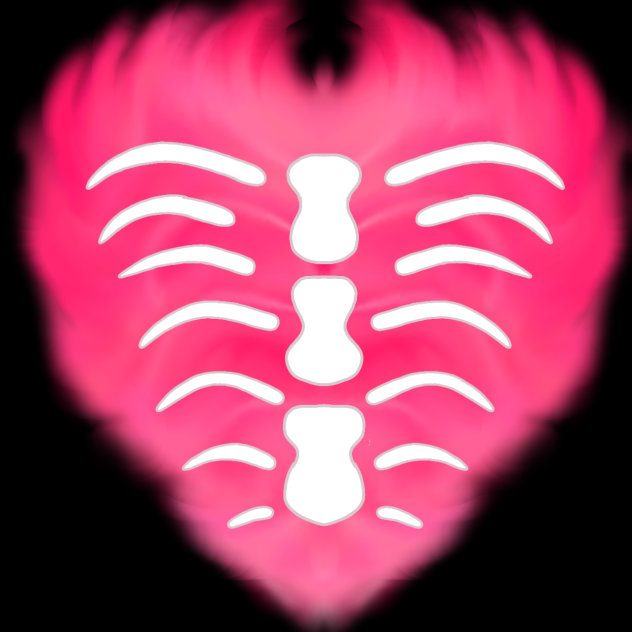 a heart on fire(literally)