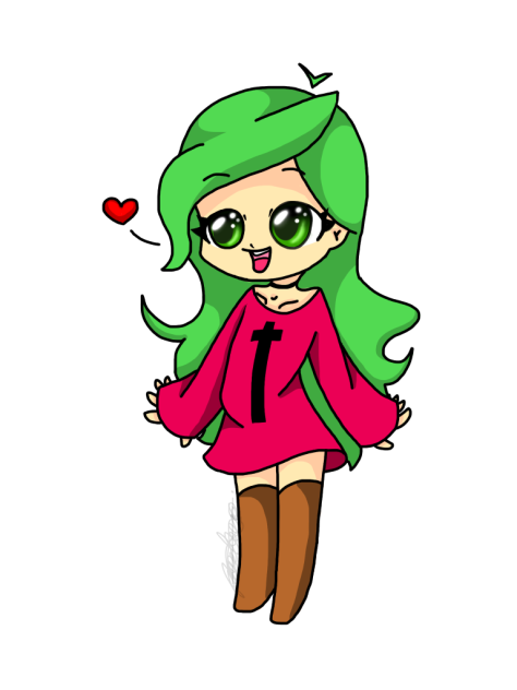 Chibi own character (Ally speed drawing)