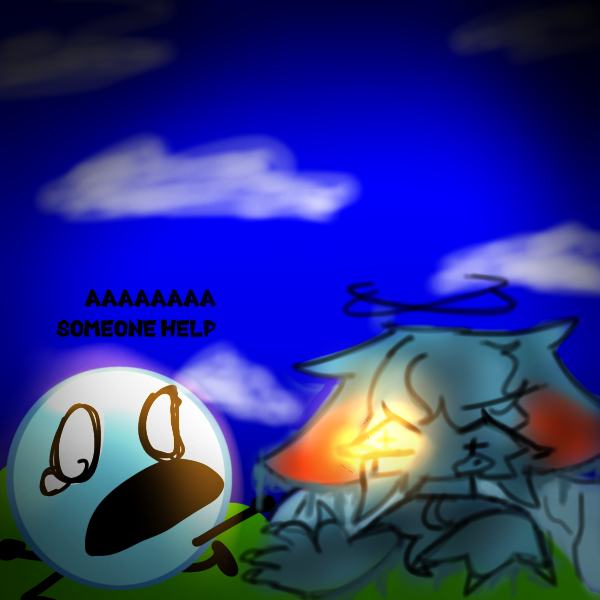 Palau (werewolf) is chasing Cyan-