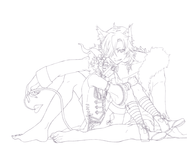 HAPPY　HALLOWEEN  線画