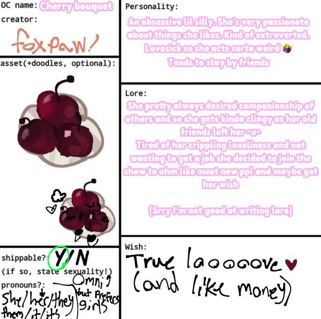 Cherry bouquet!